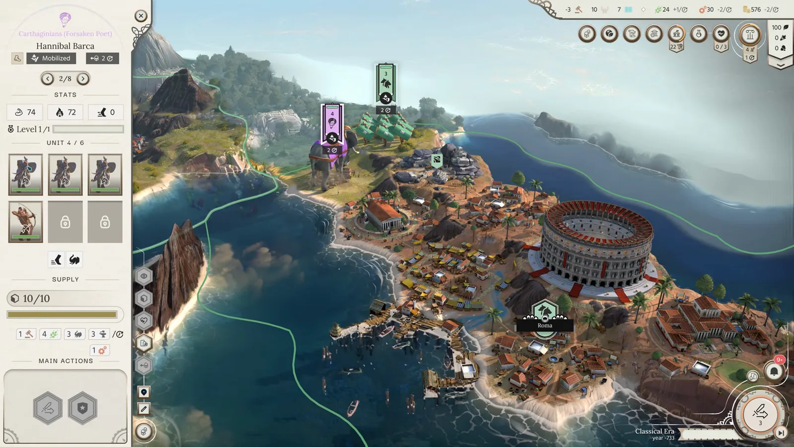 Humankind 2 Ancient Egypt pyramids and mudbrick metropolis along the irrigated Nile River