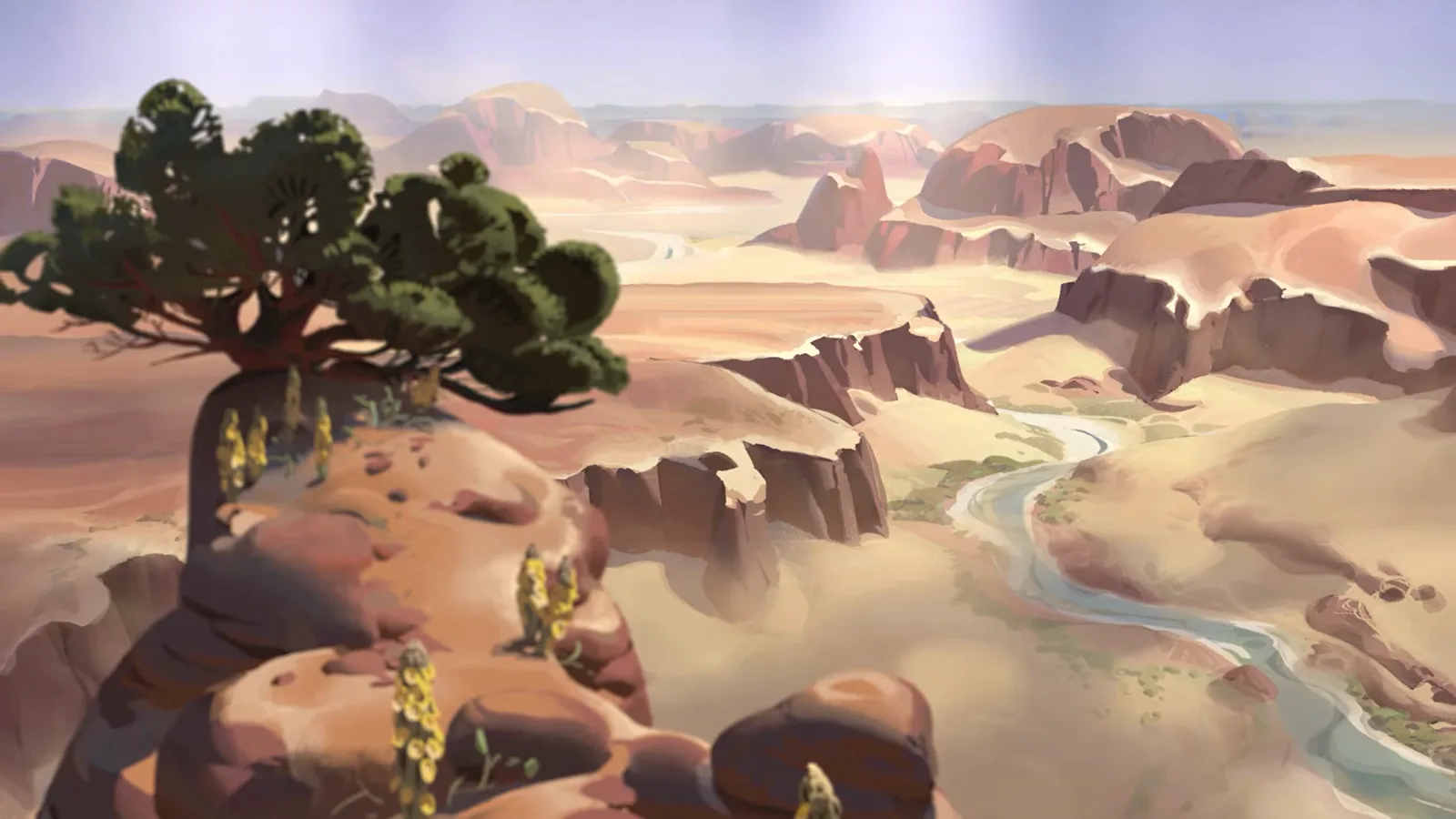 Humankind 2 desert canyon falcon horizon from the official gameplay reveal
